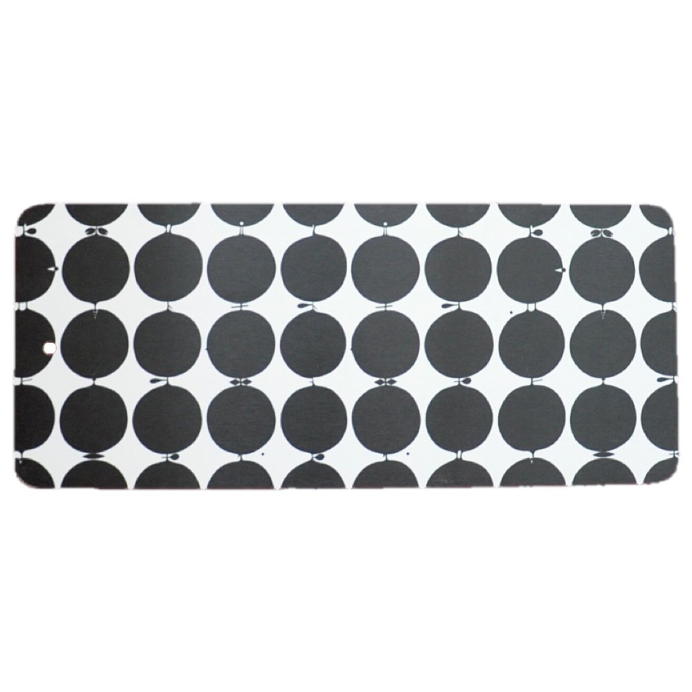 Opto Design Tallyho skjærefjøl 40x17 cm Svart-hvit