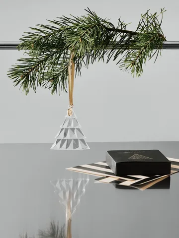 Årlig ornament høy - Gjennomsiktig - Orrefors