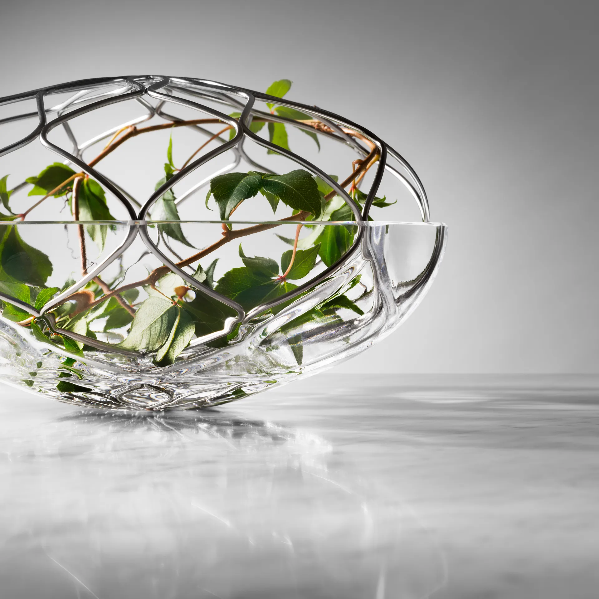 Bloom vase, Ø 23 cm Orrefors