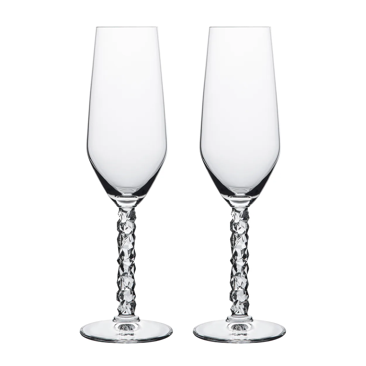 Orrefors Carat champagneglass 24 cl 2-pakning Klar