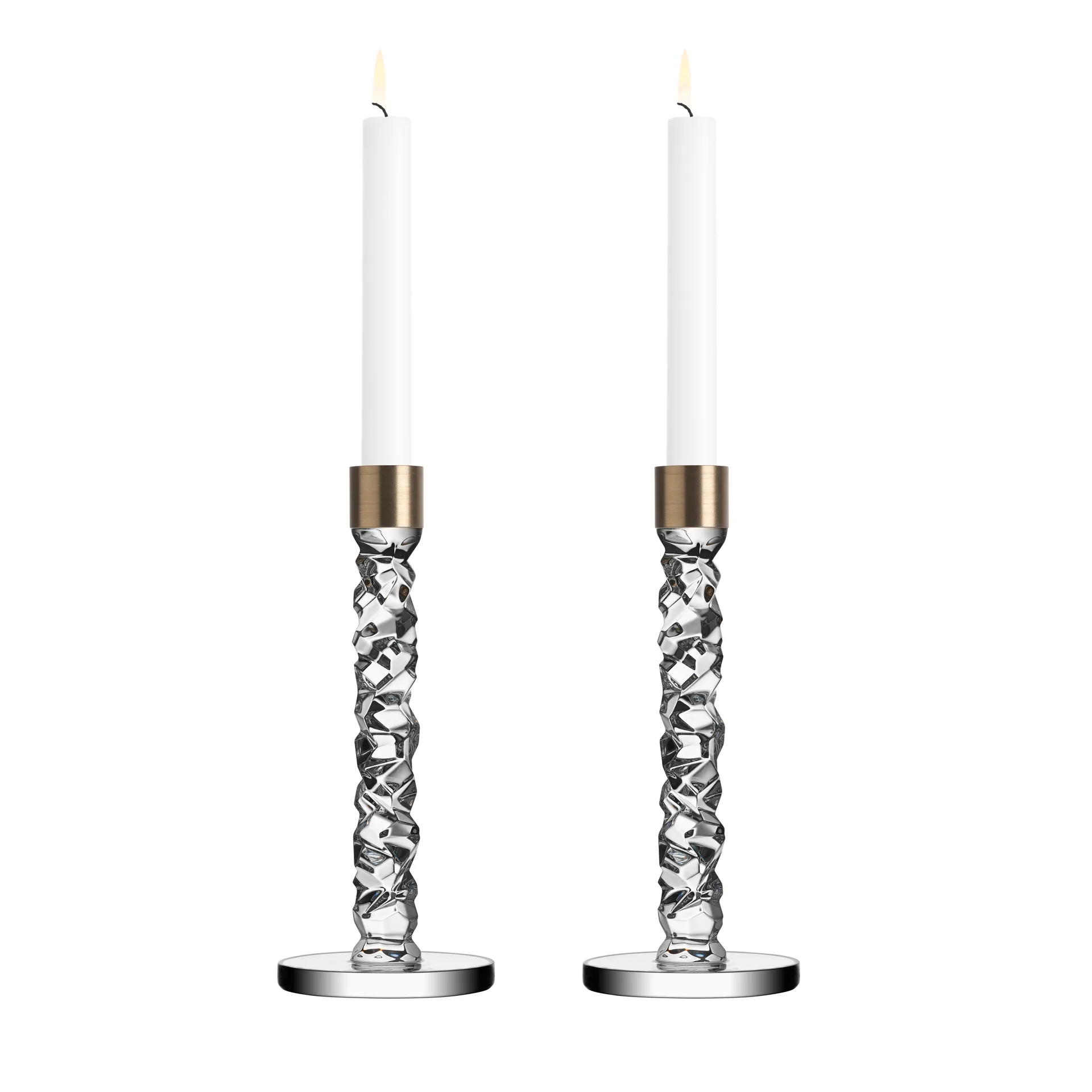 Carat lysestake messing 2-pakk, 2-pakk Orrefors
