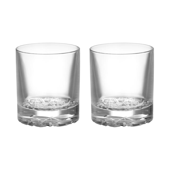 Carat Old Fashioned glass 21 cl 2-pk - Klar - Orrefors