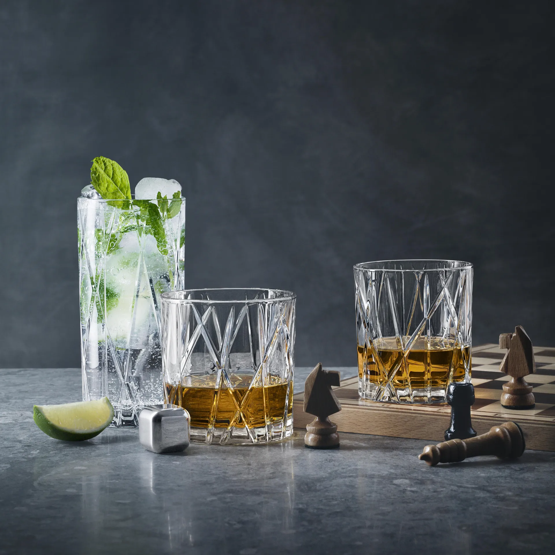 City Double Old Fashioned glass 4-pakk, 34 cl Orrefors
