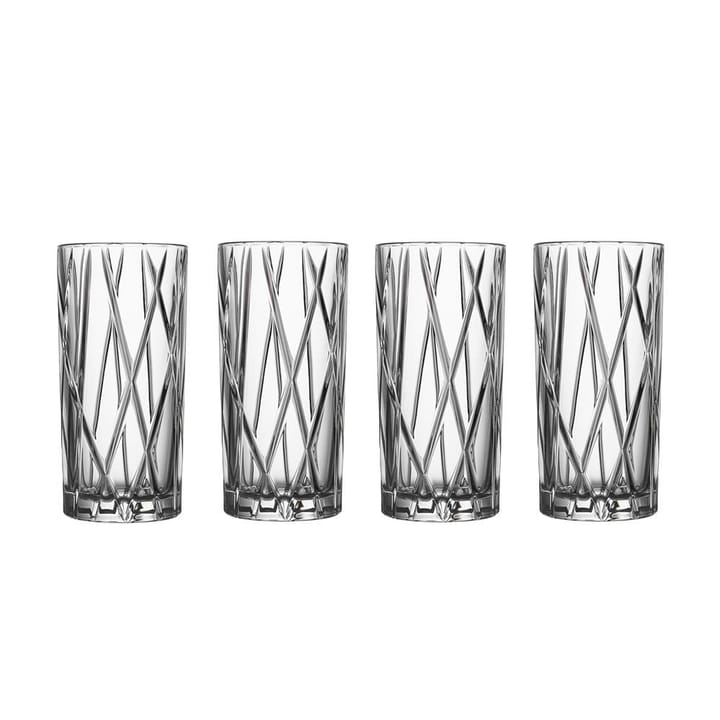 City High Ball glass 4-pakk, 35 cl Orrefors