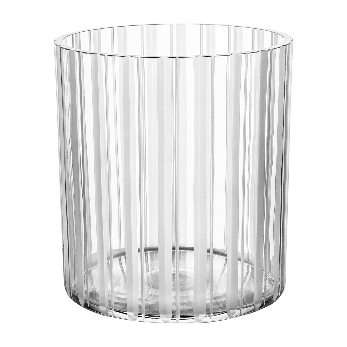 Orrefors Cut in number vase 20 cm Striper