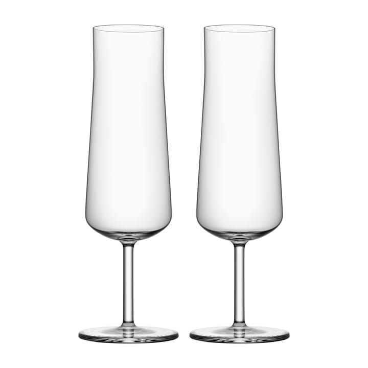 Informal champagneglass 22 cl 2-pakning - Klar - Orrefors