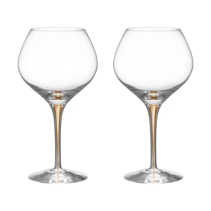 Intermezzo Bouquet vinglass 70 cl 2-pk - Gull - Orrefors