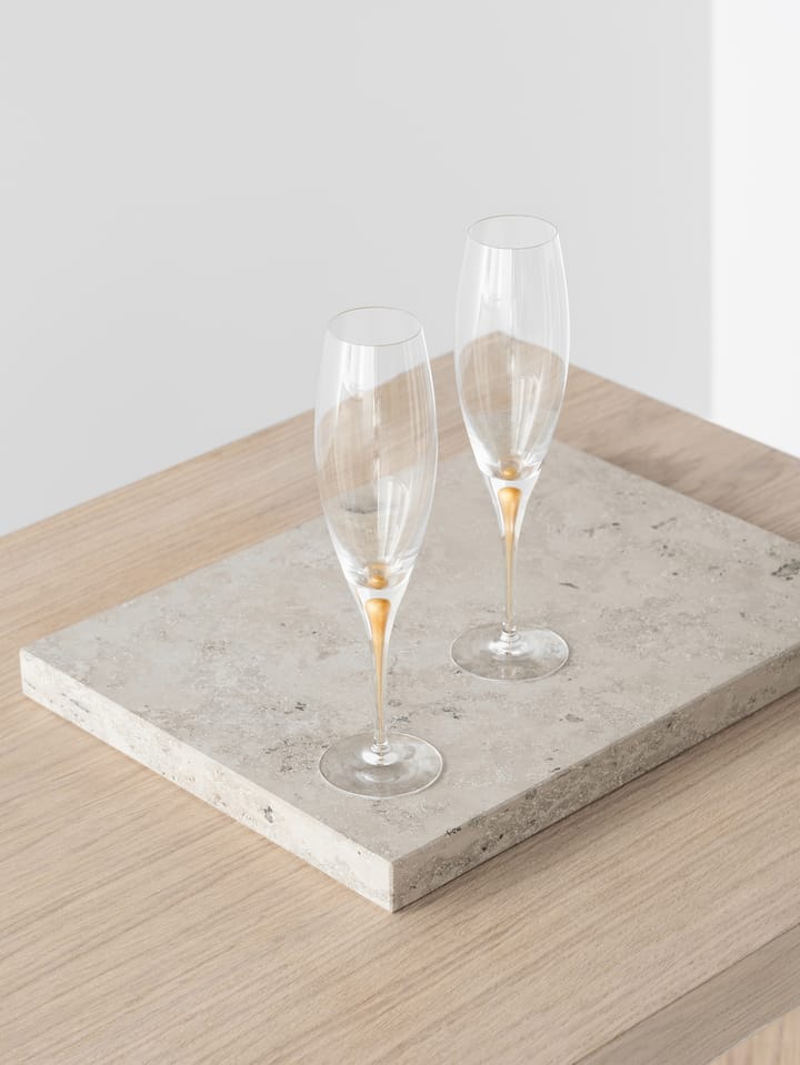 Intermezzo champagneglass 26 cl 2-pakning, Gull Orrefors