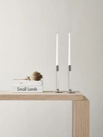 Lumiere lysestake 26,5 cm 2-pakning - Klar - Orrefors