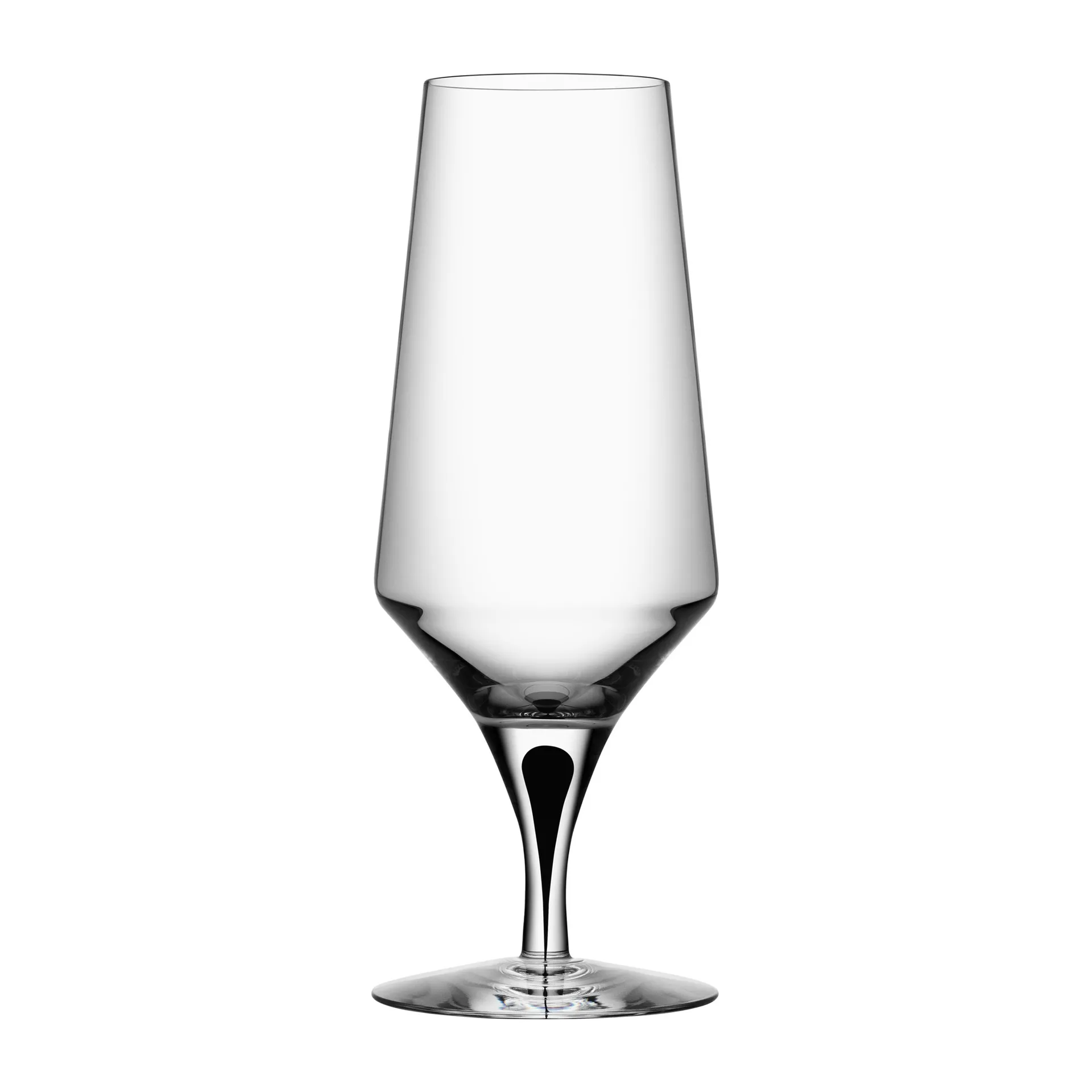 Metropol ølglass 46 cl, Clear/Black Orrefors