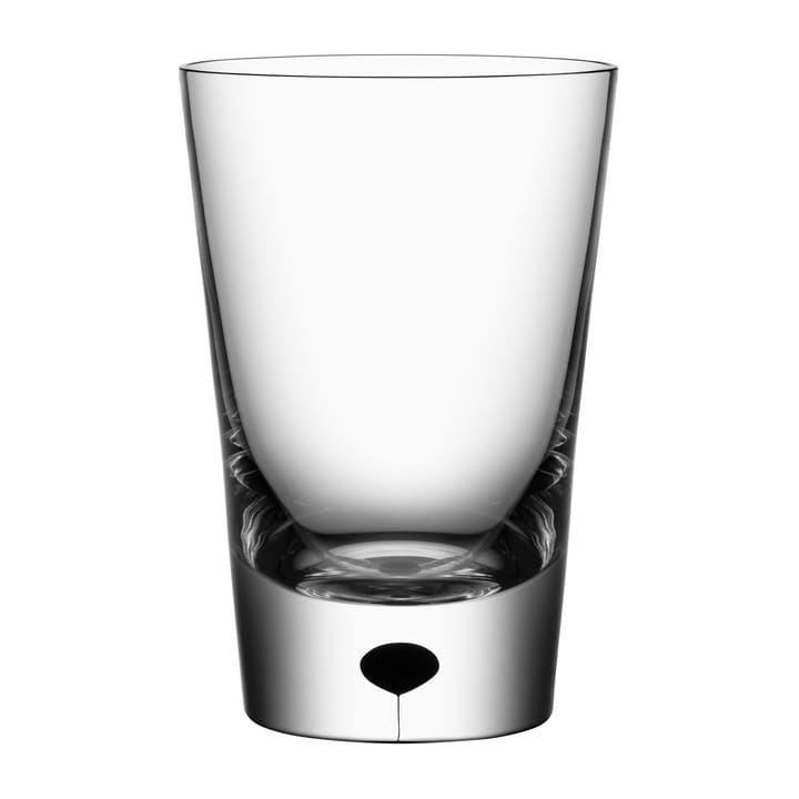 Metropol tumblerglass 23 cl, Clear/Black Orrefors