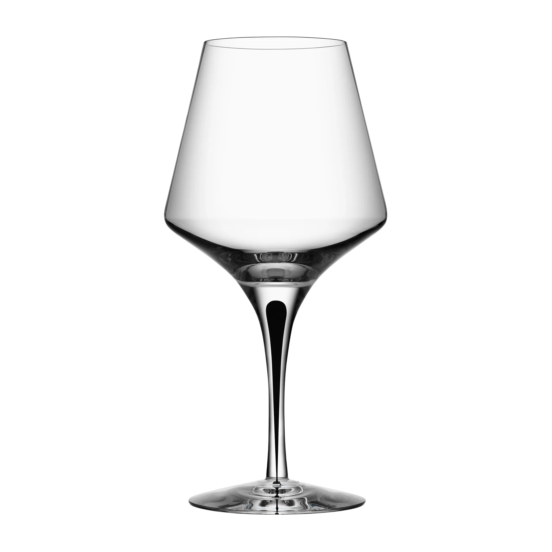 Metropol vinglass 61 cl, Clear/Black Orrefors