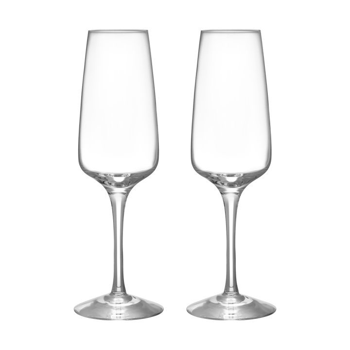 Pulse champagneglass 28 cl 2-pakning, Klar Orrefors