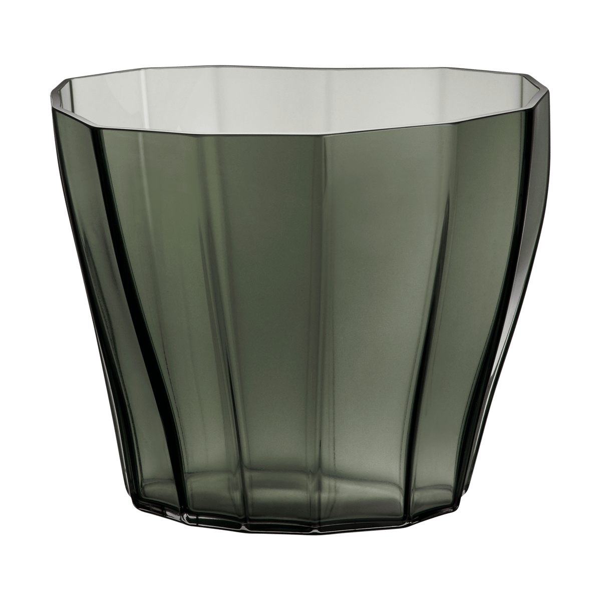 Orrefors Reed vase 17,5 cm Mosegrønn