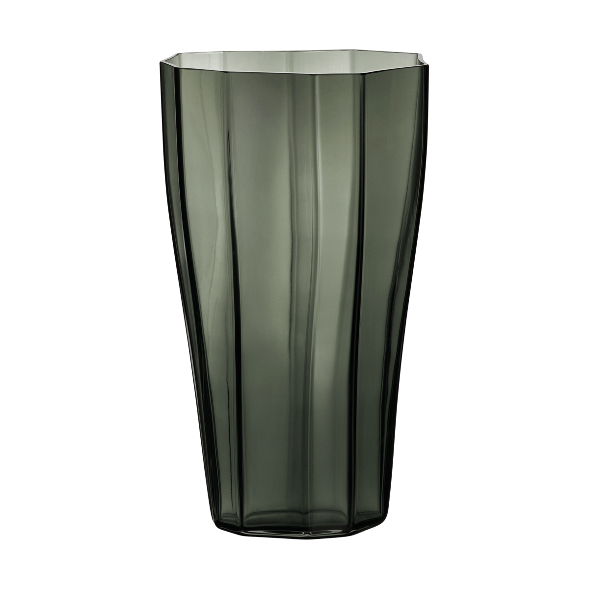Orrefors Reed vase 30 cm Mosegrønn
