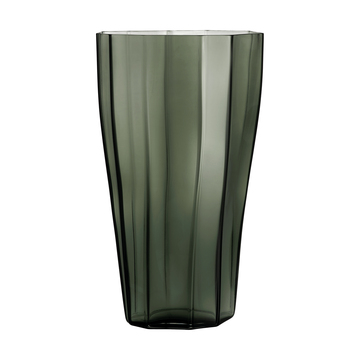 Orrefors Reed vase 50 cm Mosegrønn