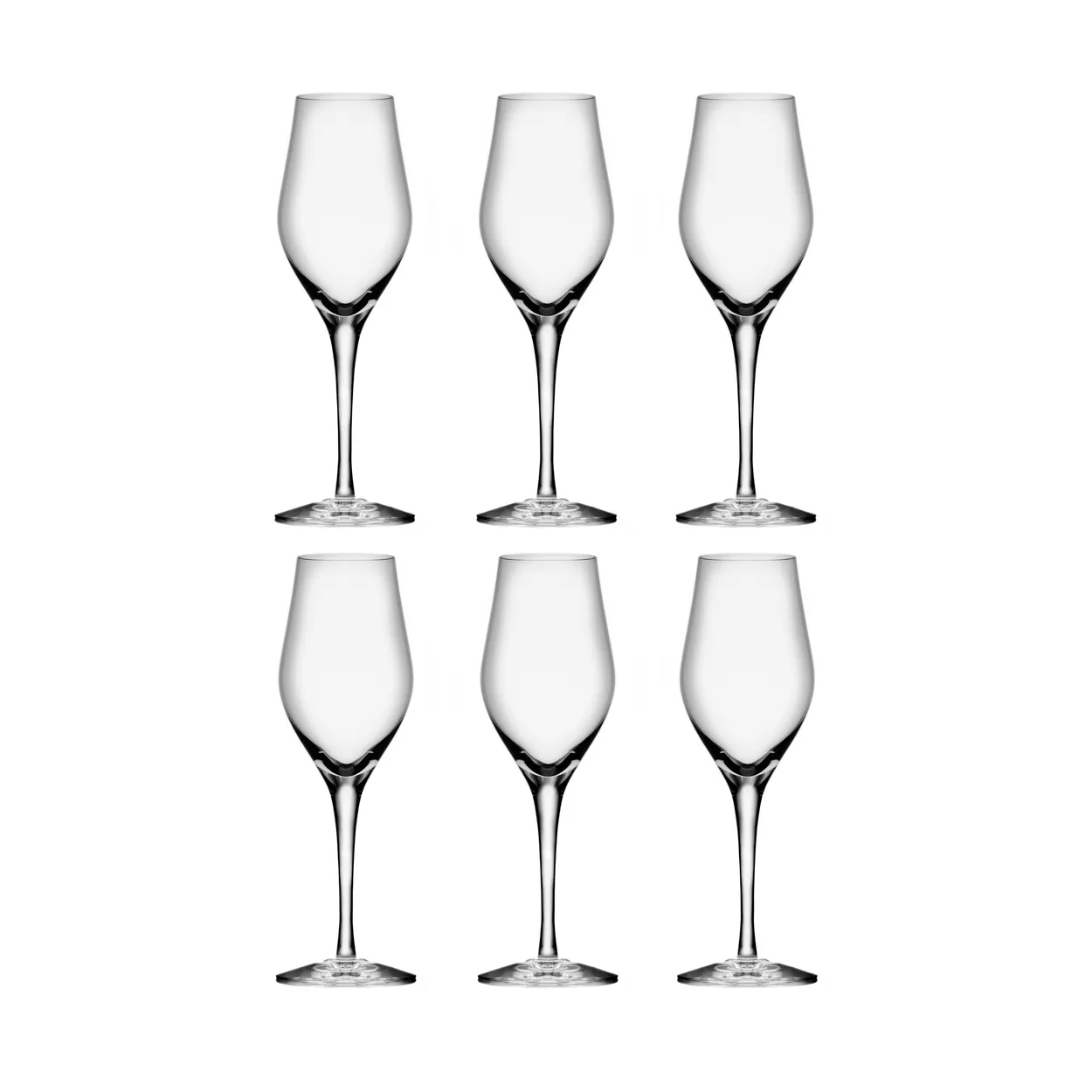 Orrefors Sense champagneglass 25,5 cl 6-pakning Klar