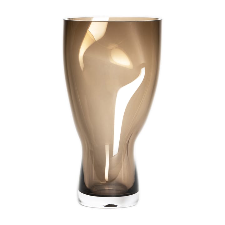 Squeeze vase 23 cm, Brun Orrefors