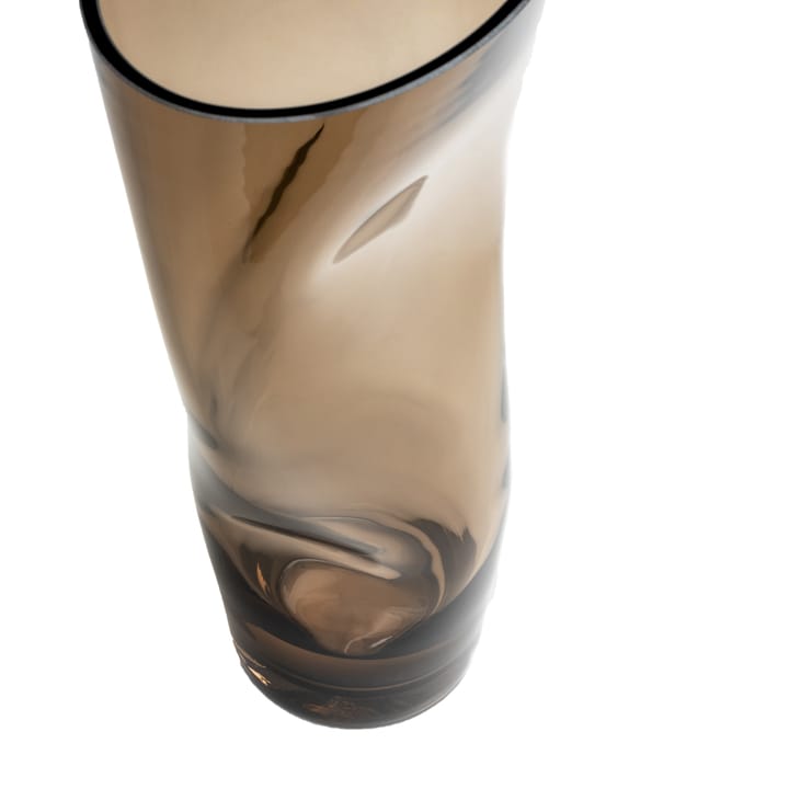 Squeeze vase 34 cm, Brun Orrefors