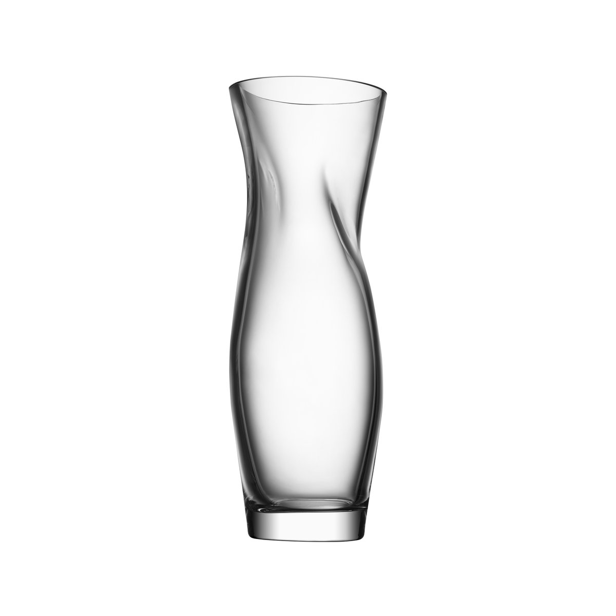 Squeeze vase 34 cm Klar