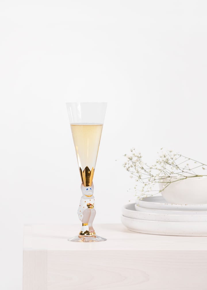 The Sparkling Devil champagneglass 19 cl, Hvit Orrefors