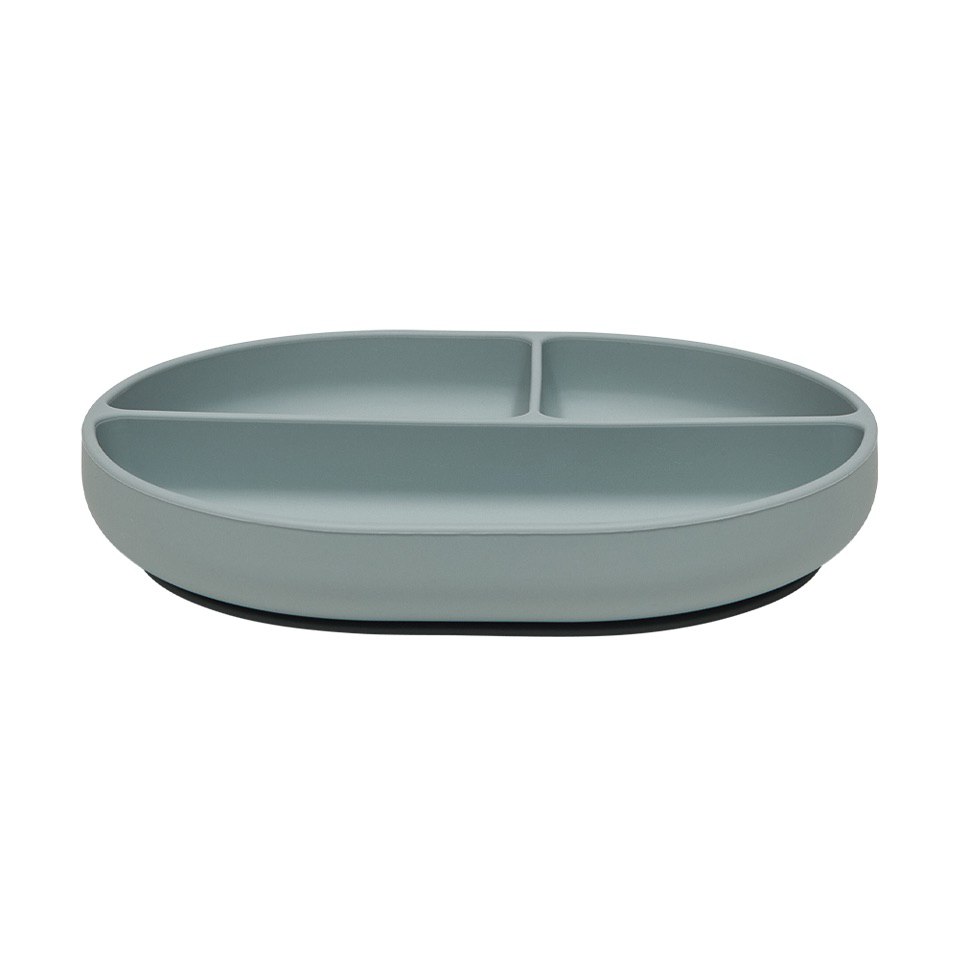 OYOY Enkei Suction barnetallerken Dusty Blue