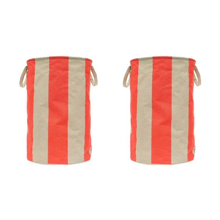 Kara oppbevaringskurv large Ø38x54 cm - Cherry Red - OYOY