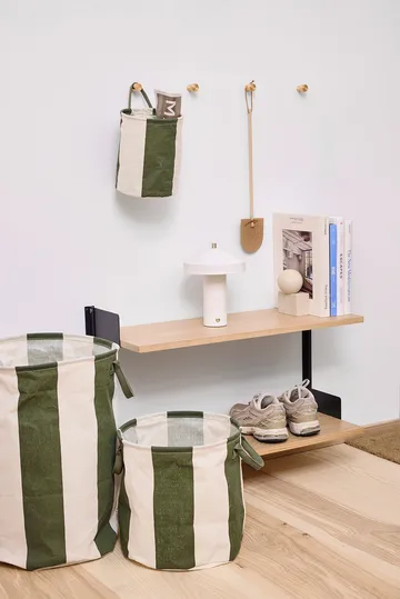 Kara oppbevaringskurv large Ø38x54 cm - Dark Green - OYOY