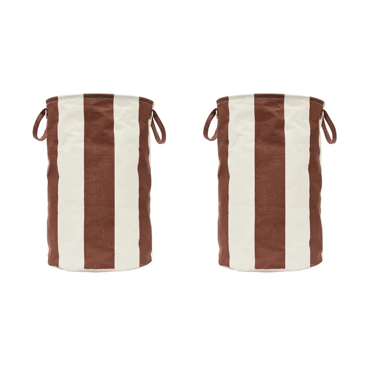 Kara oppbevaringskurv large Ø38x54 cm - Nutmeg - OYOY