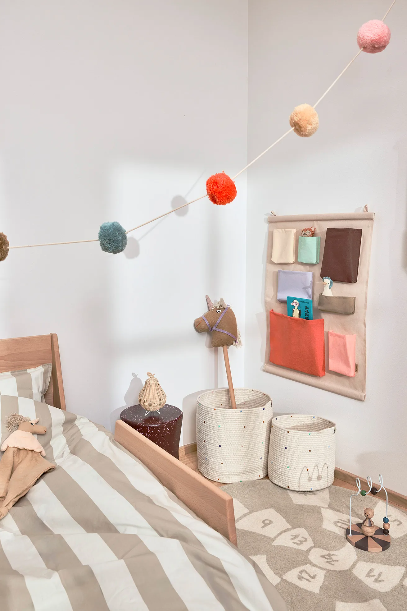 Konfetti oppbevaringskurver 2 deler, m OYOY