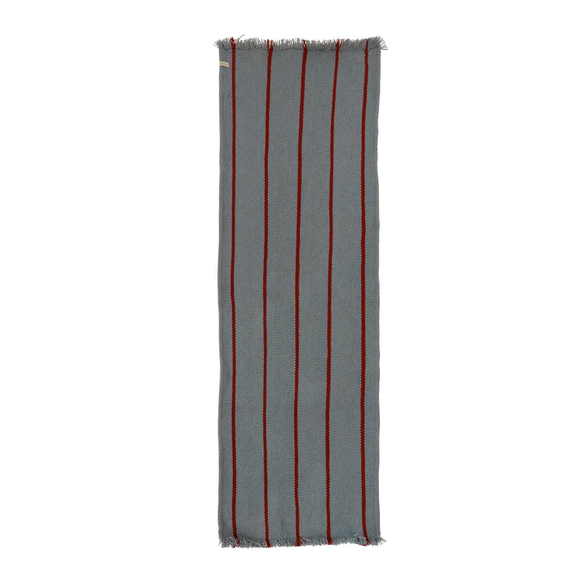 OYOY Lina Recycled Gangteppe 220x62 cm Dusty blue