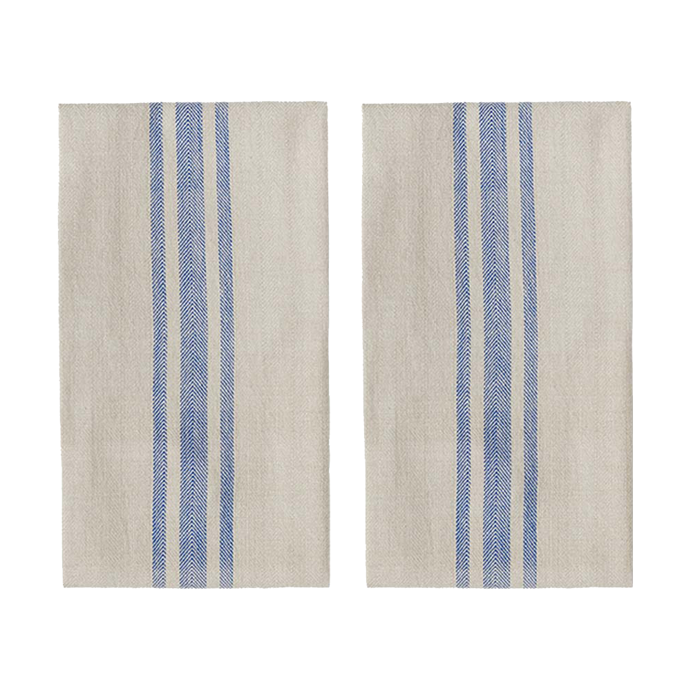 OYOY Linu kjøkkenhåndkle 2-pk Blue