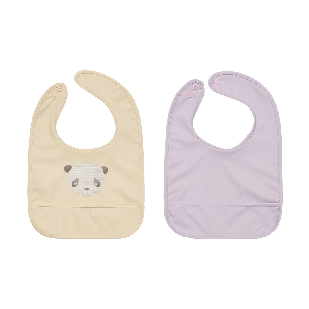 OYOY Lun Lun panda smekke 2 deler Vanilla-lavender