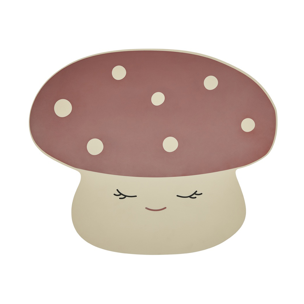OYOY Mini Mushroom bordbrikke, red