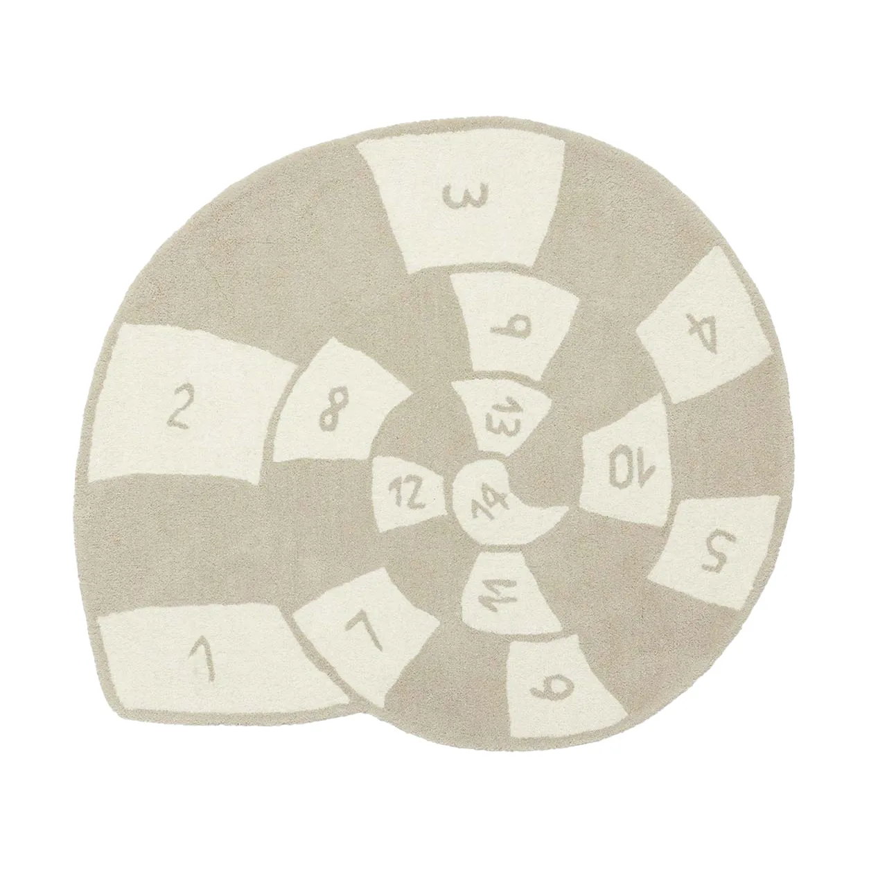 Nautilus teppe, Clay-offwhite OYOY