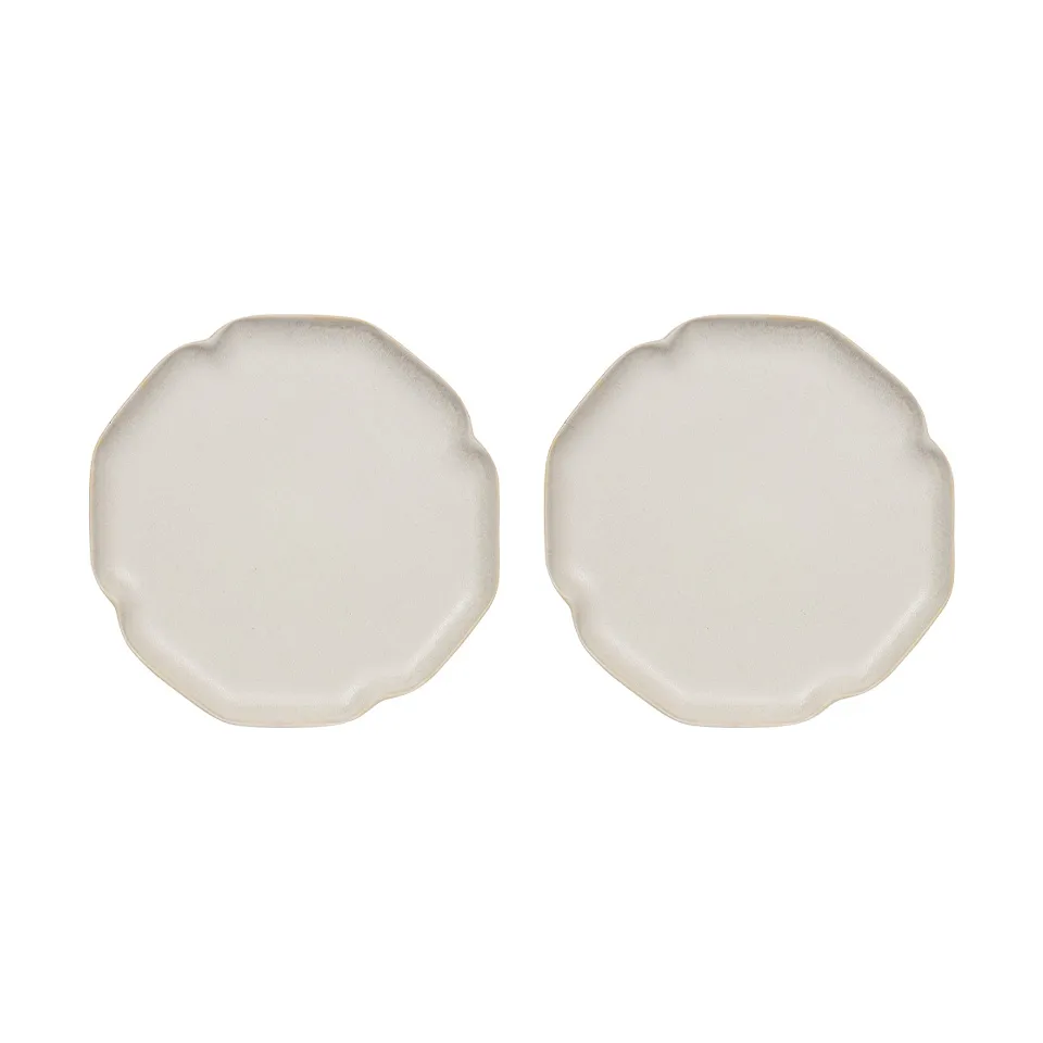 Nori desserttallerken 13x15 cm 2-pakning, Mellow OYOY