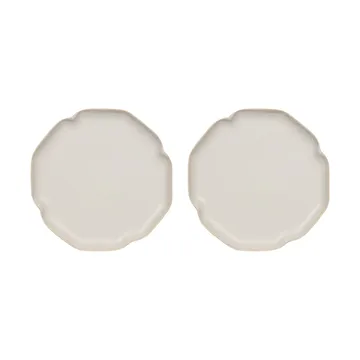 Nori desserttallerken 13x15 cm 2-pakning - Mellow - OYOY