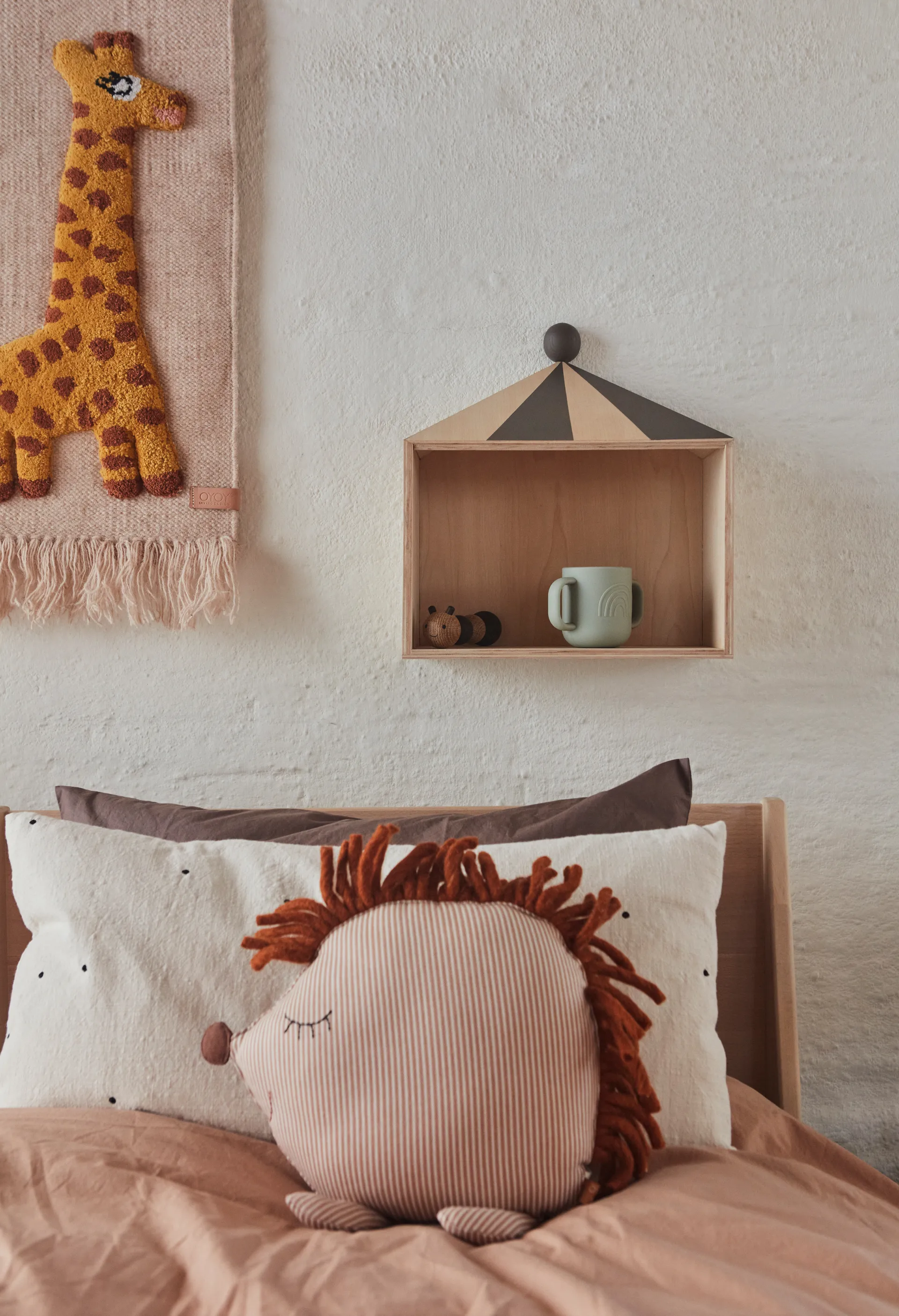 OYOY denim dyrepute, Hope Hedgehog, beige OYOY