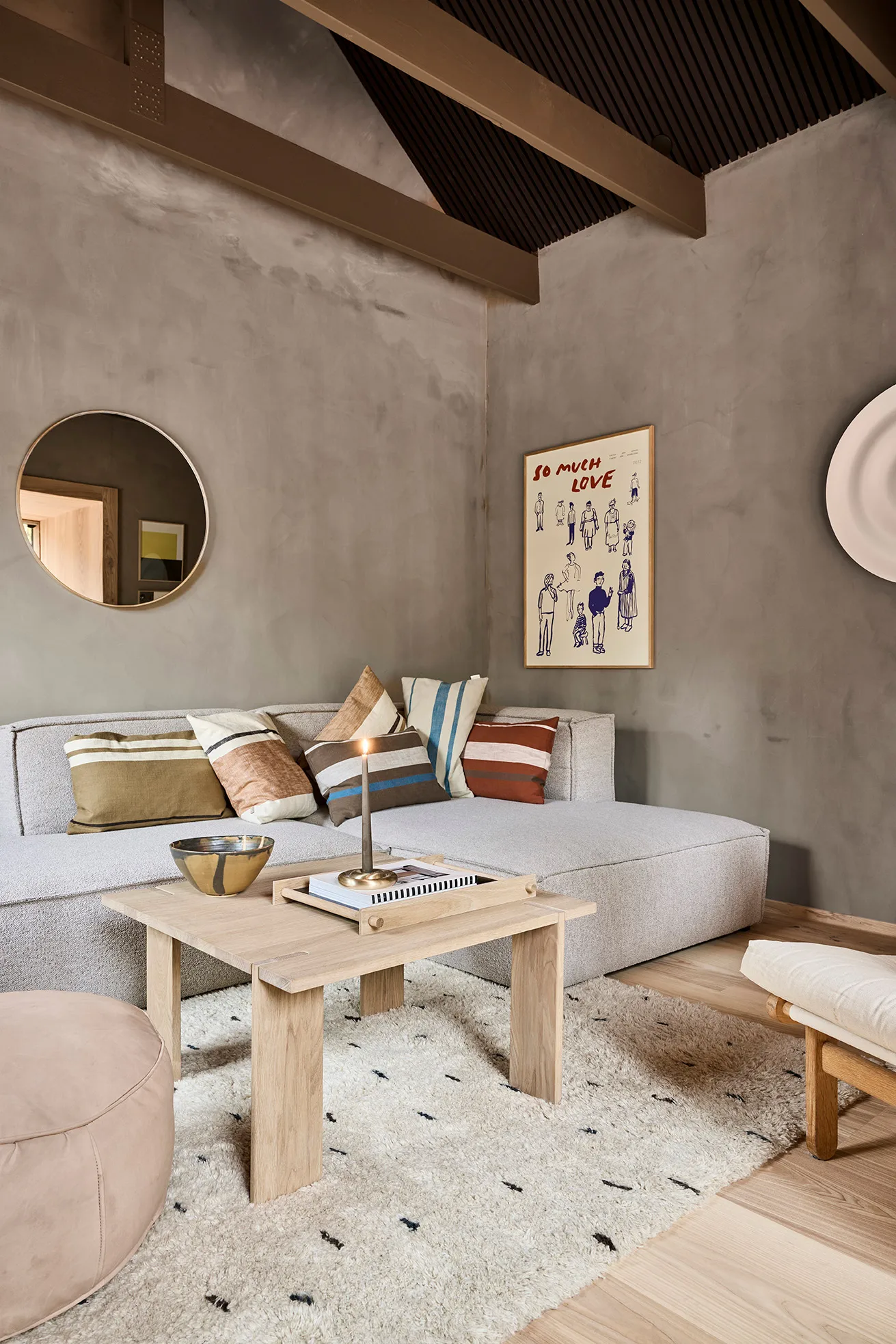 Pieni brett large 34x46 cm, Black OYOY