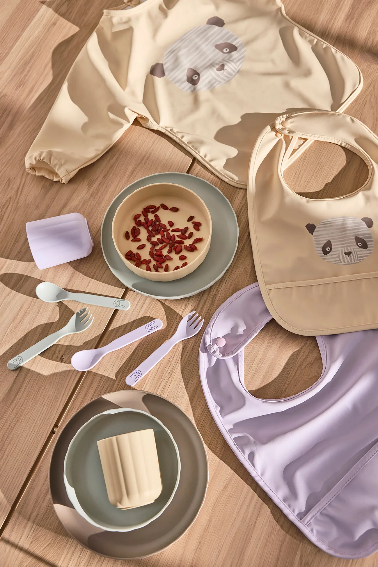 Pullo barnbestikkesett, Lavendel OYOY