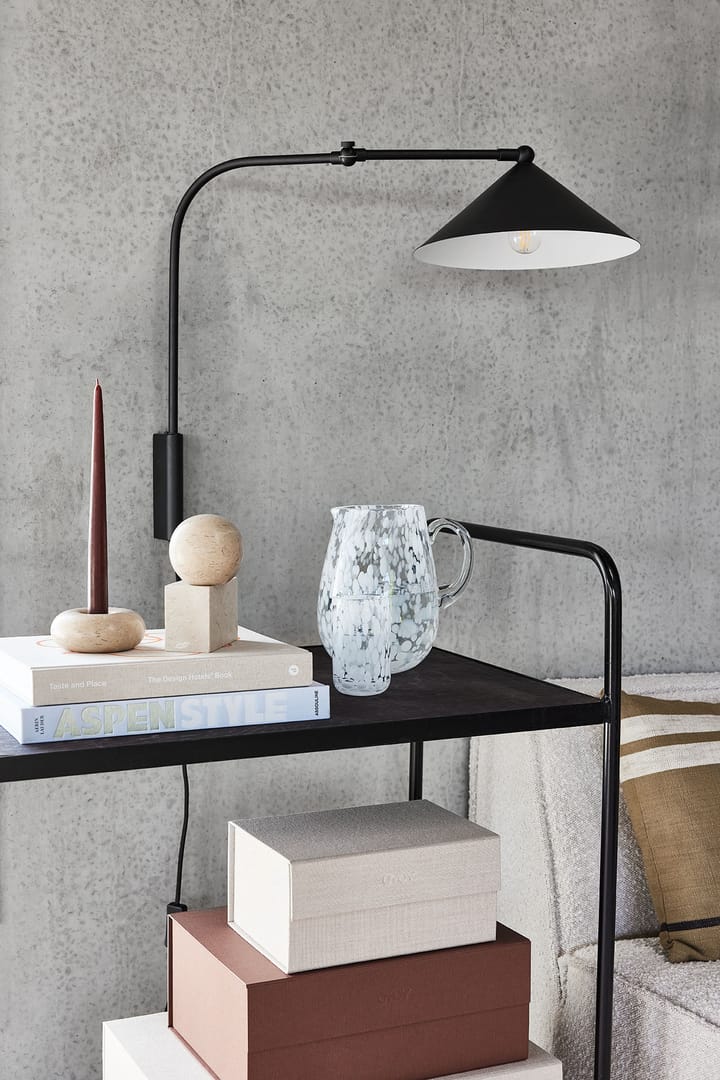 Savi Square bokstøtte, Marmor OYOY