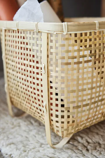 Sporta oppbevaringskurv square - Natur - OYOY