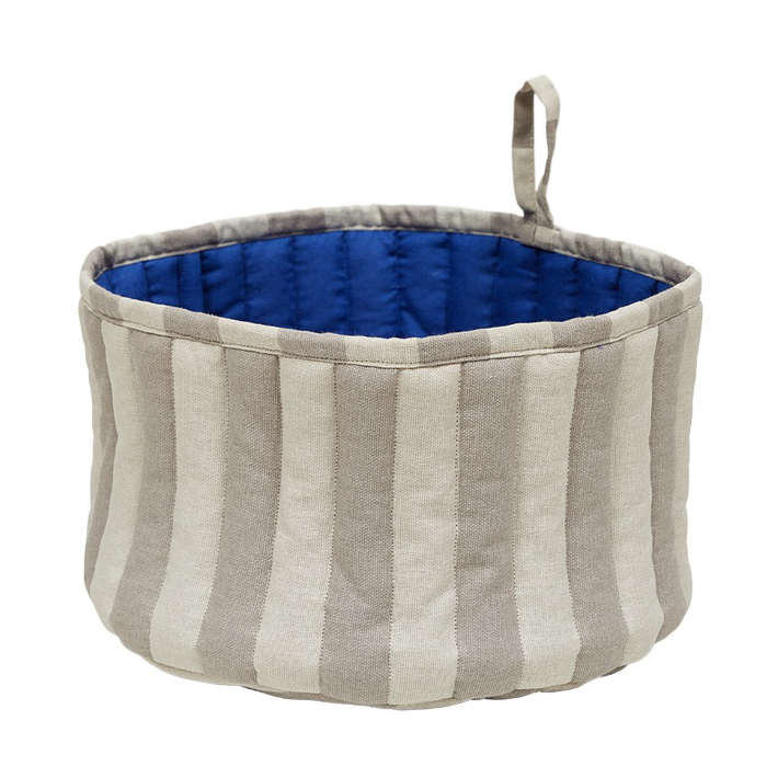 OYOY Toppu brødkurv Ø24 cm Clay-Optic blue