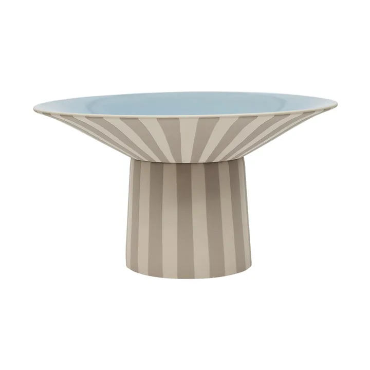 Toppu centerpiece høy Ø30x17 cm - Clay-Ice blue - OYOY