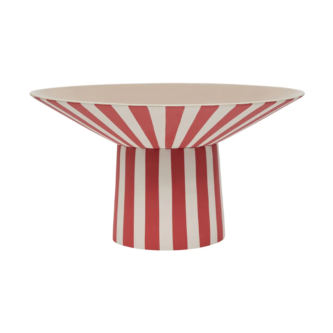 Toppu centerpiece høy Ø30x17 cm, Red-peach OYOY