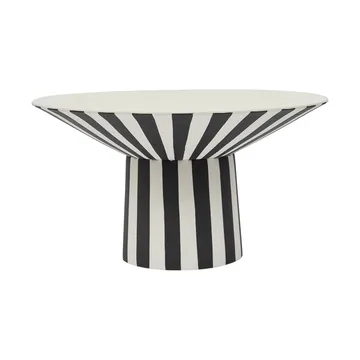 Toppu centerpiece høy Ø30x17 cm - White-black - OYOY