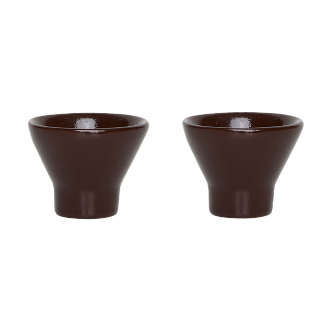 OYOY Yuka eggekopp 2-pk Dark terracotta
