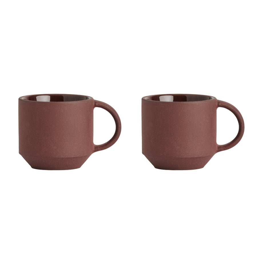 OYOY Yuka espressokopp 2-pk Dark (brun)