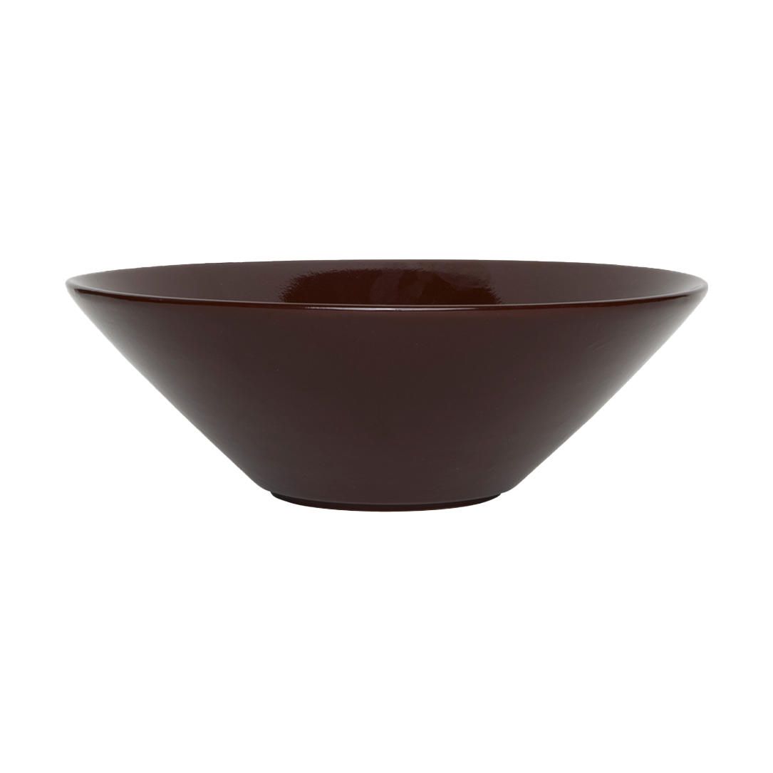 OYOY Yuka skål Ø28 cm Dark terracotta