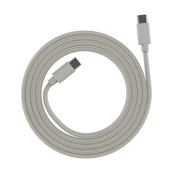 USB-C til USB-C-kabel 240 W - Sandhamn beige, 2 m - Palett3